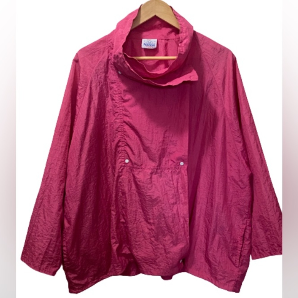 Retro Nylon Windbreaker, BARBIE Dreamhouse Pink